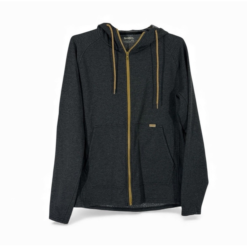 SIMMS‎ VERMILLION HODDIE FULL ZIP MENS MEDIUM GRAY